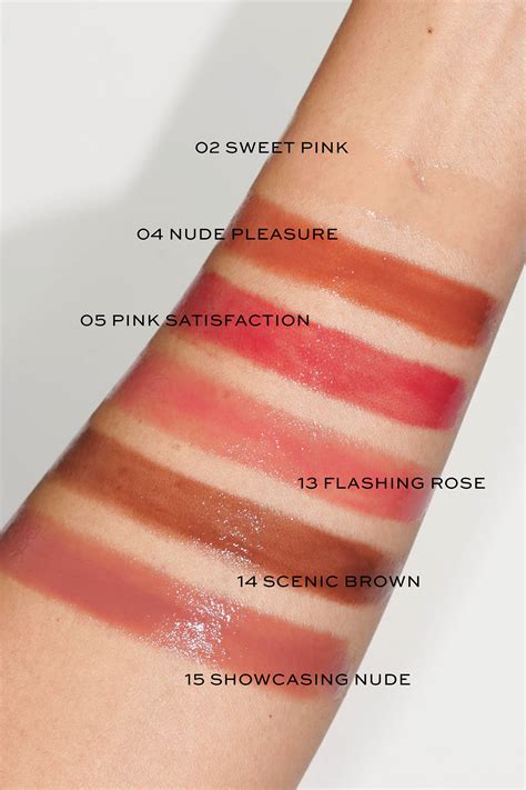 golden gloss ysl 10|YSL candy glaze pink satisfaction.